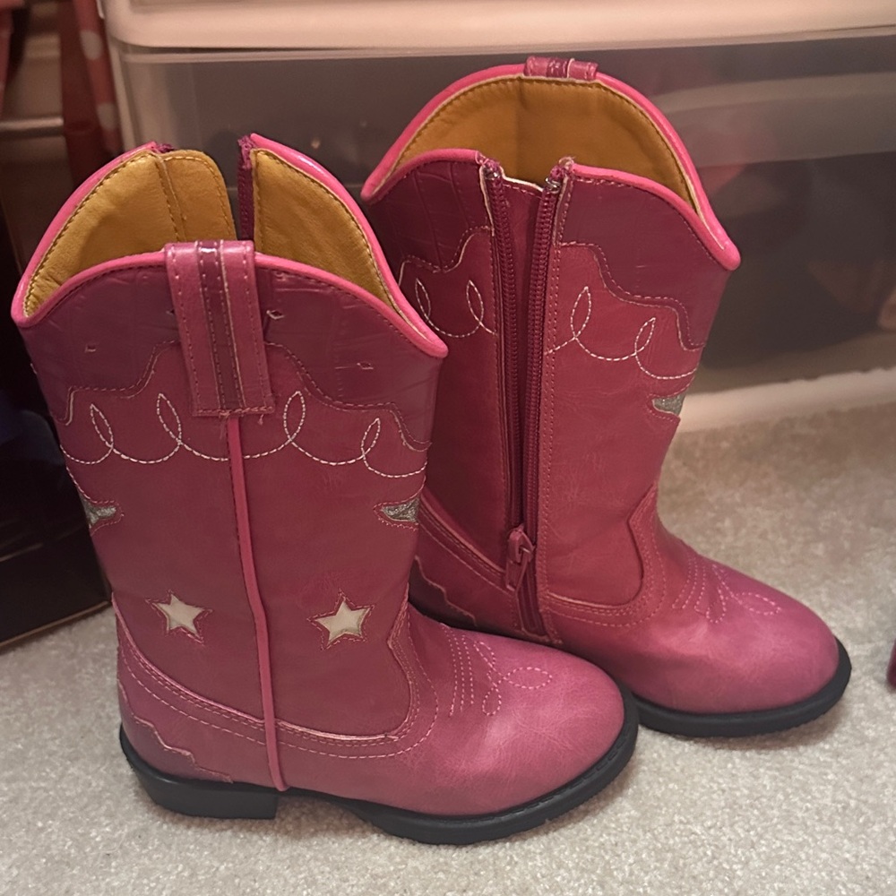 Pink Western Cowboy Boots for Kids